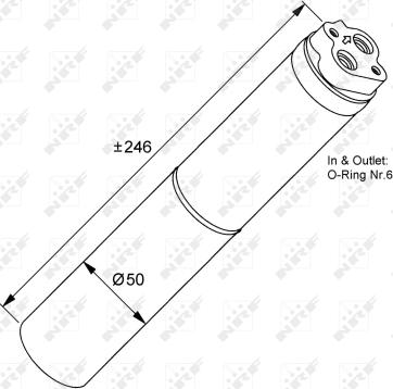 NRF 33133 - Uscator,aer conditionat aaoparts.ro