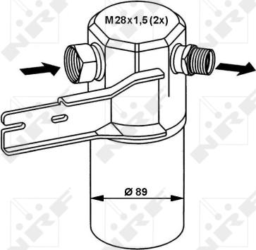 NRF 33132 - Uscator,aer conditionat aaoparts.ro