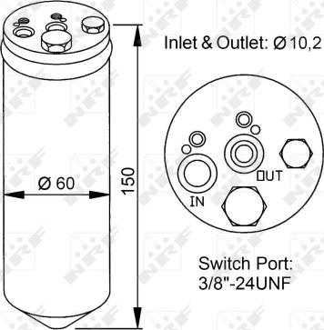 NRF 33137 - Uscator,aer conditionat aaoparts.ro