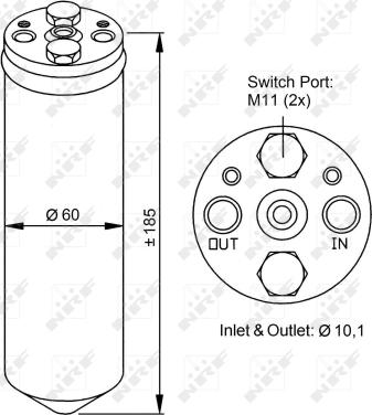 NRF 33122 - Uscator,aer conditionat aaoparts.ro