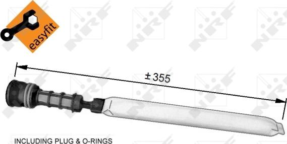 NRF 33344 - Uscator,aer conditionat aaoparts.ro