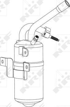 NRF 33358 - Uscator,aer conditionat aaoparts.ro