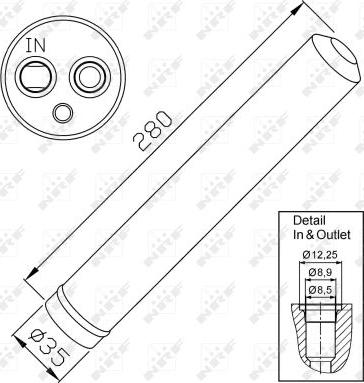 NRF 33302 - Uscator,aer conditionat aaoparts.ro