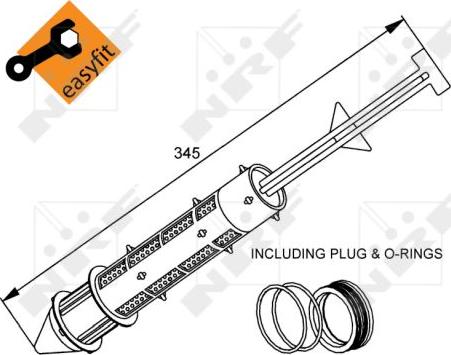 NRF 33299 - Uscator,aer conditionat aaoparts.ro