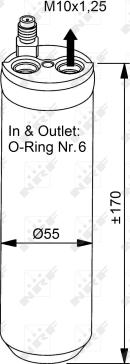 NRF 33206 - Uscator,aer conditionat aaoparts.ro