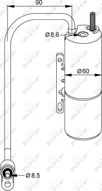 NRF 33202 - Uscator,aer conditionat aaoparts.ro