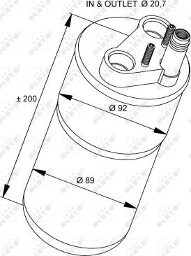 NRF 33216 - Uscator,aer conditionat aaoparts.ro