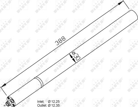 NRF 33213 - Uscator,aer conditionat aaoparts.ro