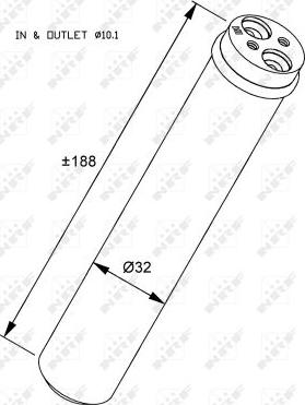 NRF 33284 - Uscator,aer conditionat aaoparts.ro