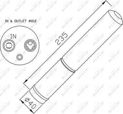 NRF 33225 - Uscator,aer conditionat aaoparts.ro