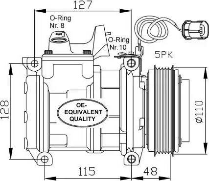 NRF 32464 - Compresor, climatizare aaoparts.ro