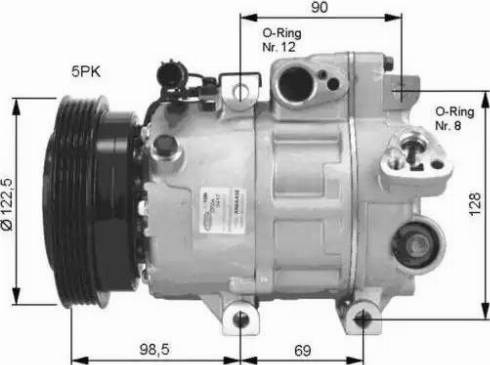 NRF 32468G - Compresor, climatizare aaoparts.ro