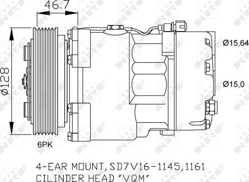 NRF 32489 - Compresor, climatizare aaoparts.ro