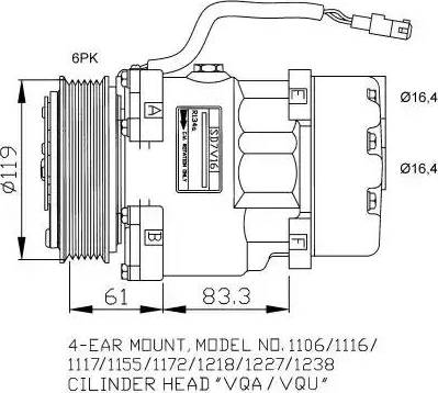 NRF 32040G - Compresor, climatizare aaoparts.ro