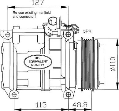 NRF 32048 - Compresor, climatizare aaoparts.ro