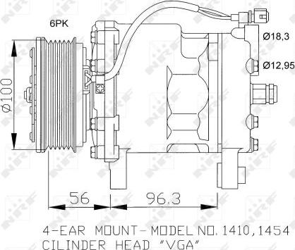 NRF 32065 - Compresor, climatizare aaoparts.ro