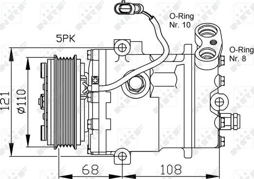 NRF 32197 - Compresor, climatizare aaoparts.ro