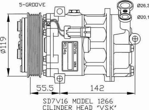 NRF 32269G - Compresor, climatizare aaoparts.ro