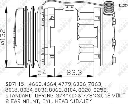 NRF 32238 - Compresor, climatizare aaoparts.ro