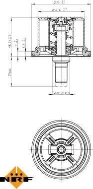 NRF 725099 - Termostat,lichid racire aaoparts.ro