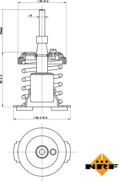 NRF 725093 - Termostat,lichid racire aaoparts.ro