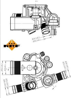 NRF 725045 - Termostat,lichid racire aaoparts.ro