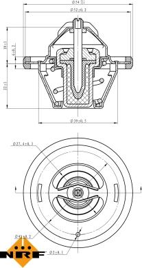 NRF 725065 - Termostat,lichid racire aaoparts.ro