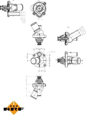 NRF 725000 - Termostat,lichid racire aaoparts.ro