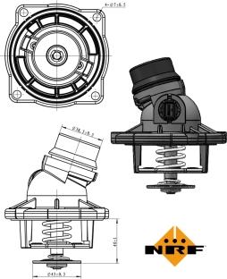 NRF 725002 - Termostat,lichid racire aaoparts.ro