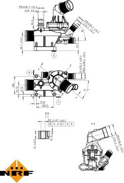 NRF 725019 - Termostat,lichid racire aaoparts.ro