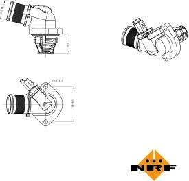 NRF 725015 - Termostat,lichid racire aaoparts.ro