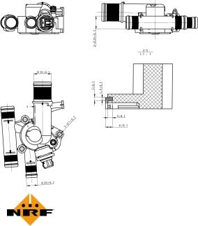 NRF 725011 - Termostat,lichid racire aaoparts.ro