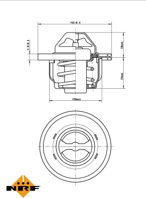 NRF 725089 - Termostat,lichid racire aaoparts.ro