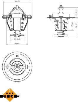 NRF 725087 - Termostat,lichid racire aaoparts.ro