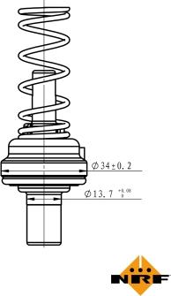 NRF 725195 - Termostat,lichid racire aaoparts.ro