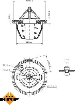 NRF 725196 - Termostat,lichid racire aaoparts.ro