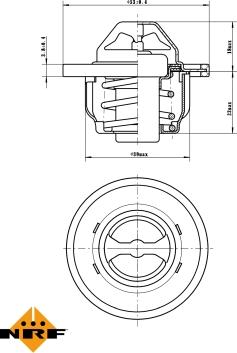 NRF 725150 - Termostat,lichid racire aaoparts.ro