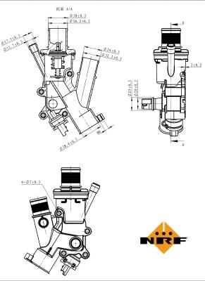 NRF 725165 - Termostat,lichid racire aaoparts.ro