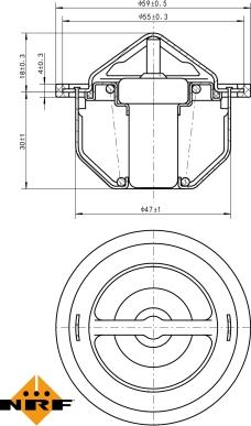 NRF 725168 - Termostat,lichid racire aaoparts.ro