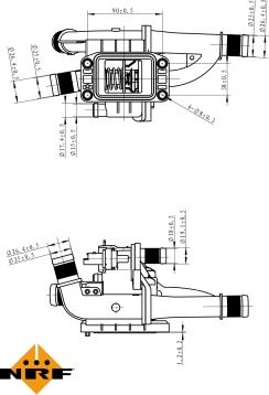 NRF 725163 - Termostat,lichid racire aaoparts.ro