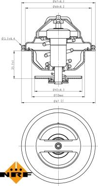 NRF 725101 - Termostat,lichid racire aaoparts.ro