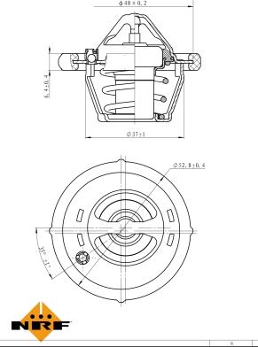 NRF 725182 - Termostat,lichid racire aaoparts.ro