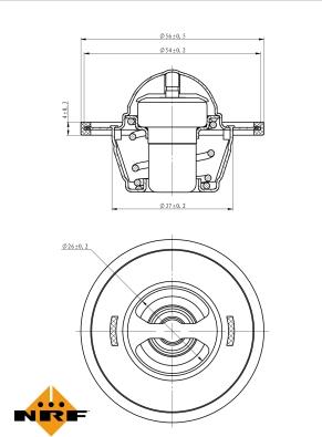 NRF 725135 - Termostat,lichid racire aaoparts.ro