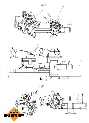 NRF 725179 - Termostat,lichid racire aaoparts.ro