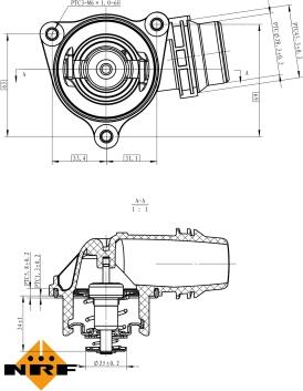 NRF 725222 - Termostat,lichid racire aaoparts.ro