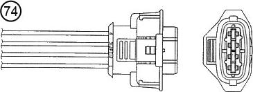 NTK 94903 - Sonda Lambda aaoparts.ro