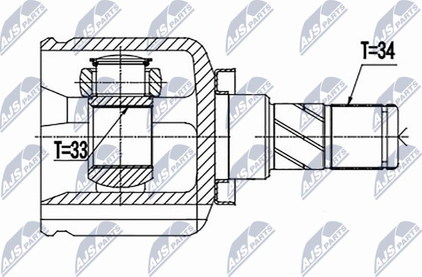 NTY NPW-BM-144 - Set articulatie, planetara aaoparts.ro