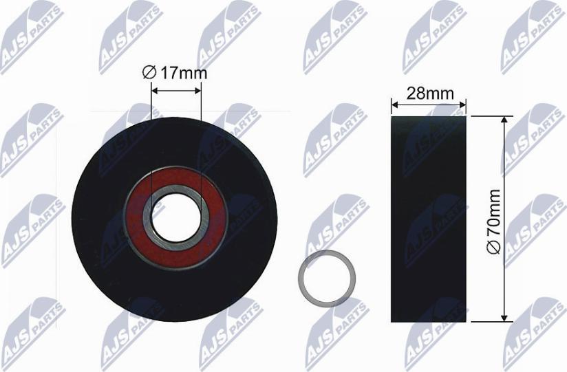 NTY RNK-BM-030 - Intinzator, Curea trapezoidal aaoparts.ro