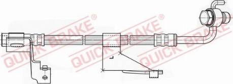 OJD Quick Brake 58.914X - Furtun frana aaoparts.ro