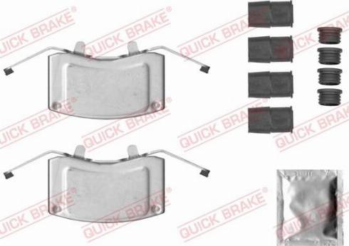 OJD Quick Brake 109-0051 - Set accesorii, placute frana aaoparts.ro